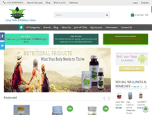 Tablet Screenshot of herbsandnutritionstores.com